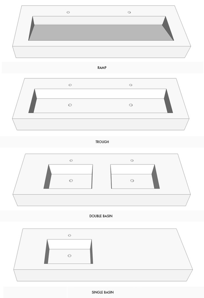 concrete sinks