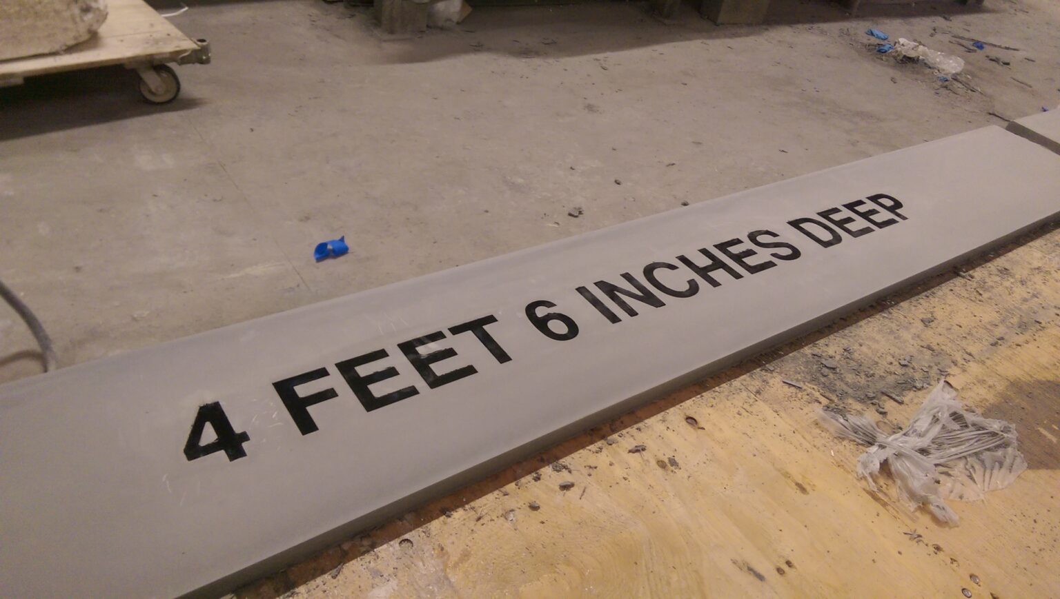 Cast In Place Lettering - Concreteworks East