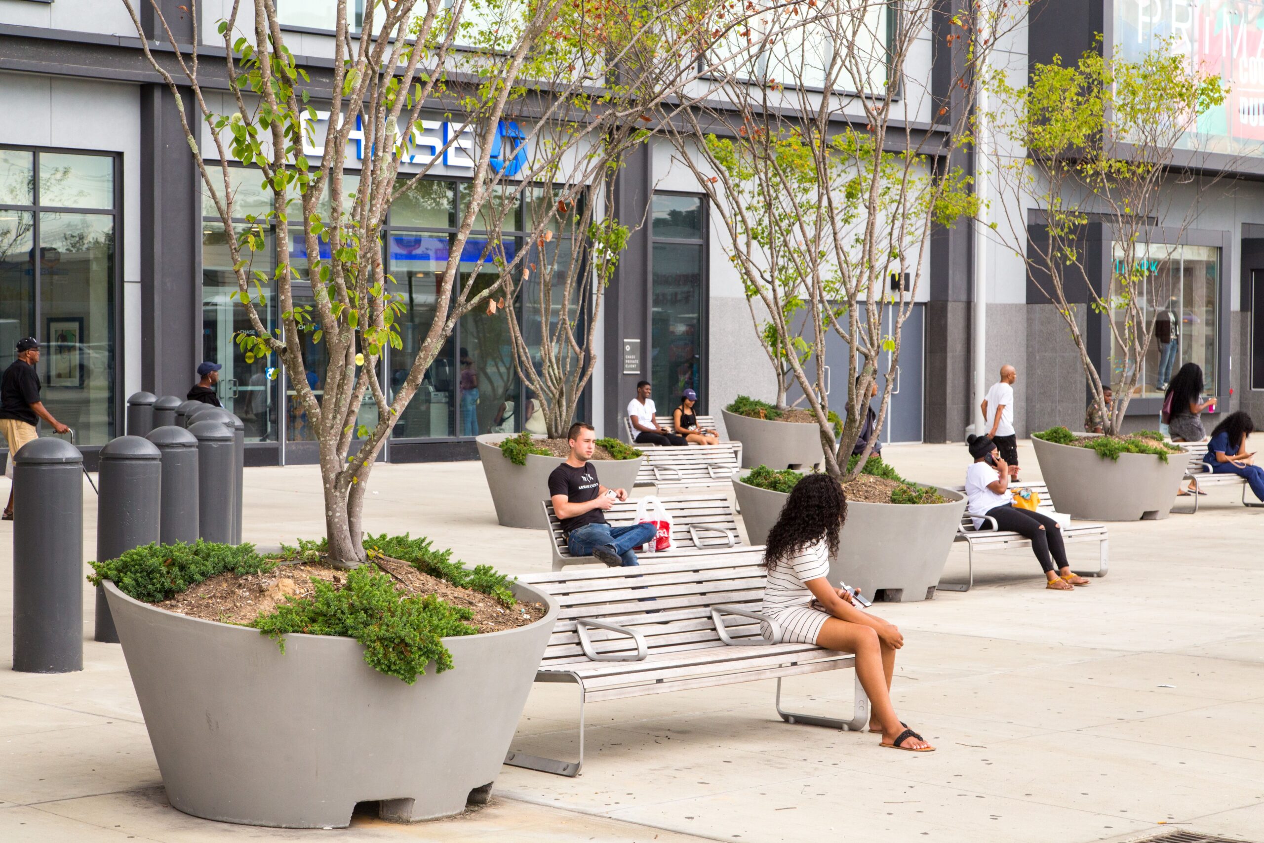 custom concrete planters