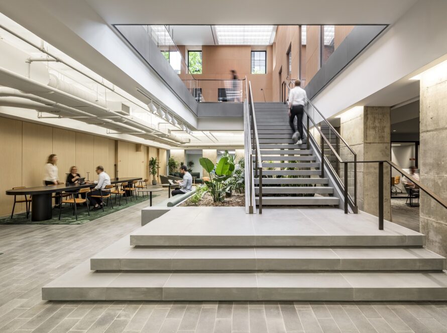 interior concrete stairs