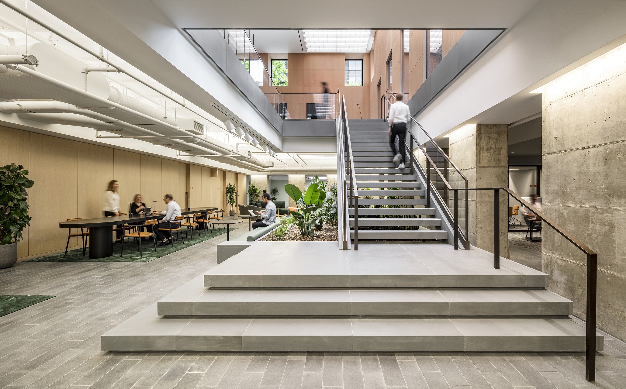 interior concrete stairs